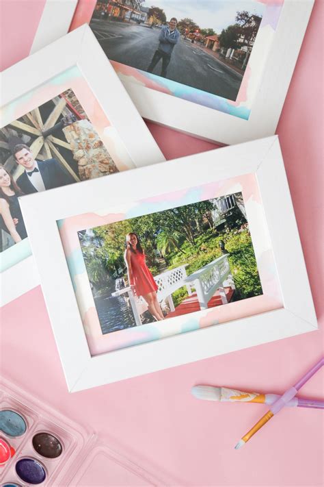 Some of our most prized possessions are family photographs. Wall Art: DIY Watercolor Photo Mats | Club Crafted