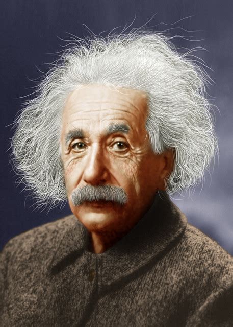 Albert Einstein Colorized Flickr Photo Sharing