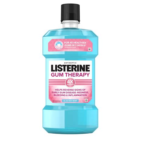 Listerine Gum Therapy Anti Gingivitis Mouthwash Glacier Mint 1 L