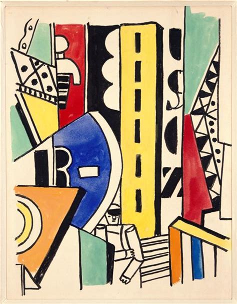 Study For The City Fernand Leger