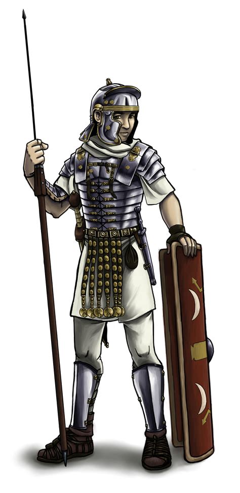 Roman Soldier Digital Painting In Aciem