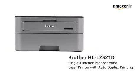 Resolve device driver error regulations: Buy Brother HL-L2321D Laser Printer in India 2020