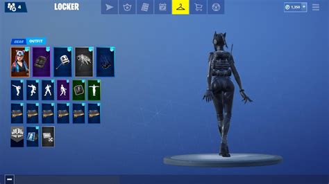 Black Lynx With Catalyst Back Bling Fortnitefashion