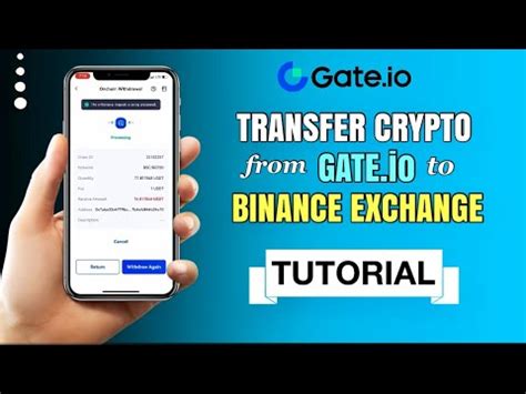 How To Transfer Crypto From Gate Io To Binance Exchange App Tutorial