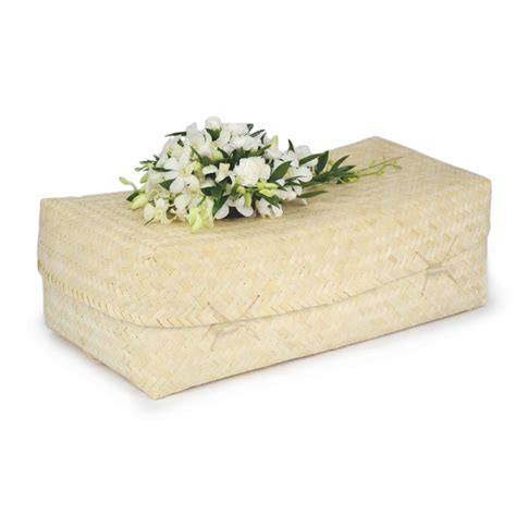 Bamboo Infant Casket For Burial Or Cremation Willow
