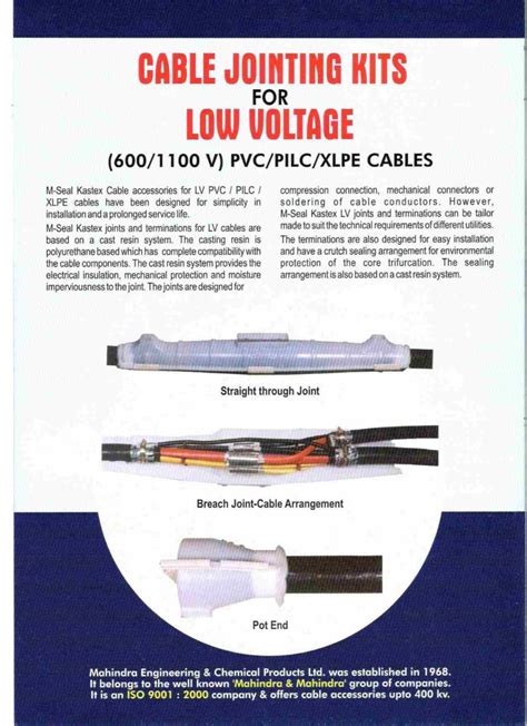 Lt Cable Jointing Kit Mahavir Industrial Corporation