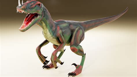 artstation dinosaur 3d model