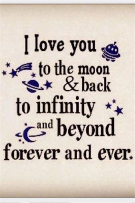 I Love You To The Moon And Back Quotes And Poems