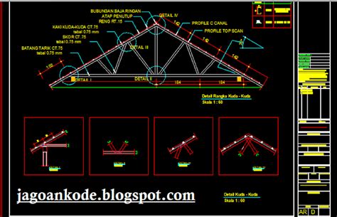 Jenis Jenis Kuda Kuda Baja Ringan Autocad 3d Imagesee