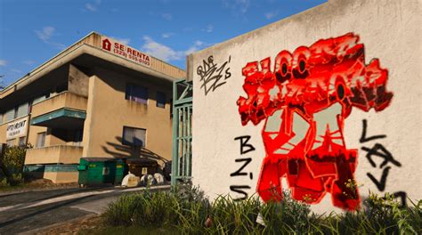 Crips Vs Bloods Graffiti