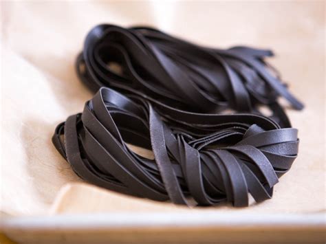 This sticky, stygian liquid─decidedly an acquired taste─was harvested from a spearhead squid. Squid Ink Fresh Pasta Recipe | Serious Eats