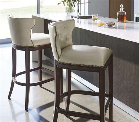 Kitchen Island Chairs With Comfortable Backs Manchester Swivel Bar