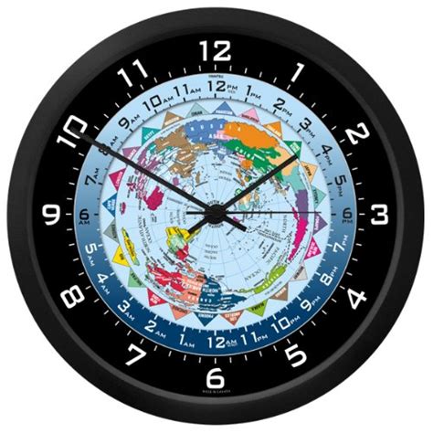 World Clock With Seconds / Big Tic World Time Wall Clock | Drinkstuff ...
