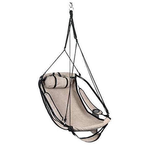 Hammock Hanging Chair With Pillow And Drink Holder Hammocks