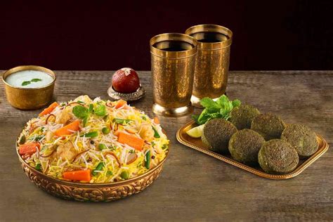 Order Veg Biryani Shaan E Subz Serves 2 6pc Hara Bhara Kebab 2 Thums Up