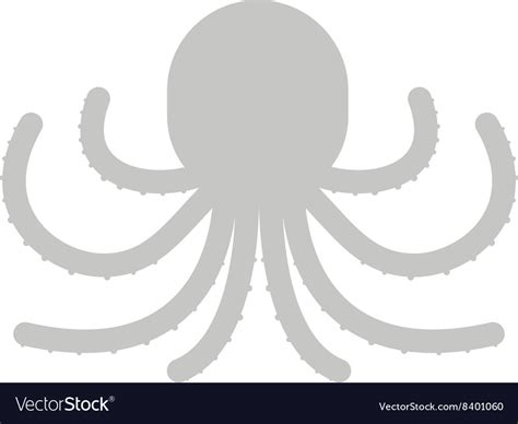 Cartoon Octopus Royalty Free Vector Image Vectorstock