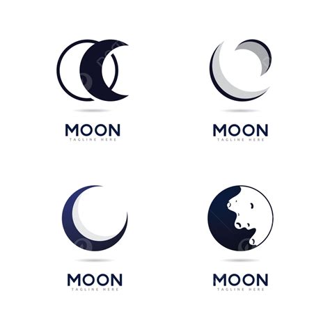 Moon Icon Clipart Transparent Png Hd Moon Logo Vector Icon Design