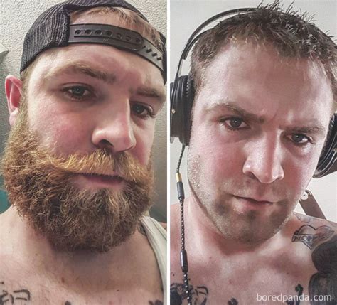 50 Men Before And After Shaving That You Won’t Believe Are The Same Person Bored Panda