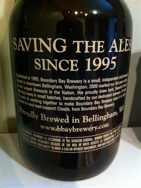 Vous êtes allé à boundary bay brewery & bistro ? Growlers