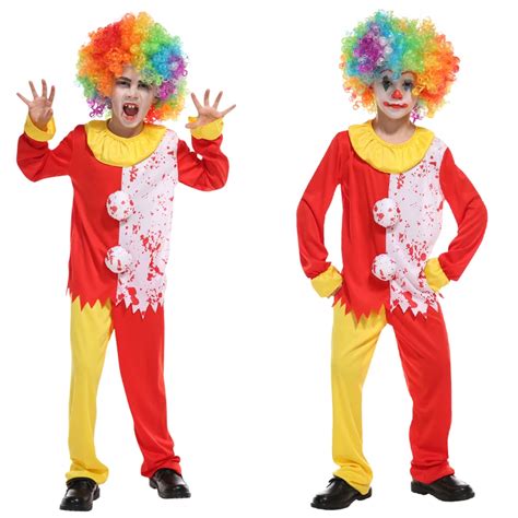 Girls Clown Costume Rainbow Fluffy Fancy Dress For Kid Birthday Party