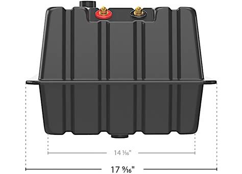 Camco Vented Rv Marine Battery Box Double Side By Side 55370