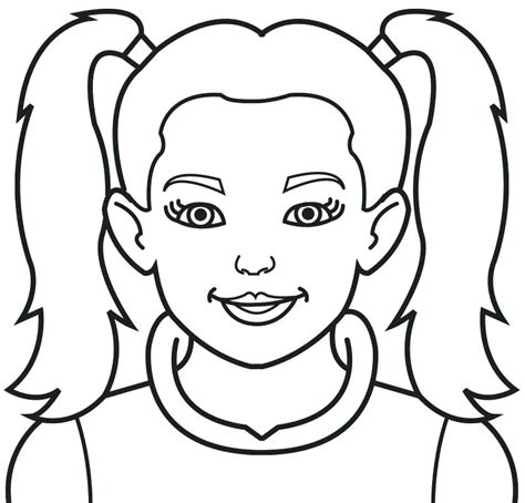 Blank Face Coloring Page At Free Printable Colorings