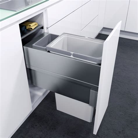 Base cabinets are designed to be built with ease. Pull Out Waste Bin, For Cabinet Width 300 mm, Vauth-Sagel ...