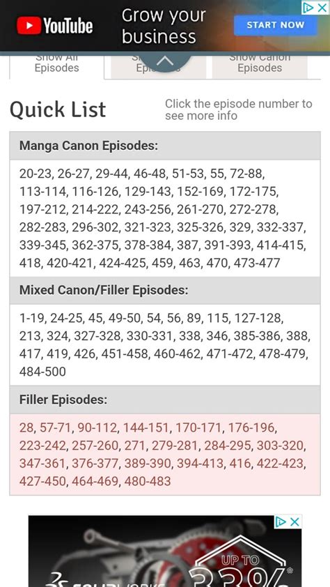 Naruto Filler List Quora Torunaro