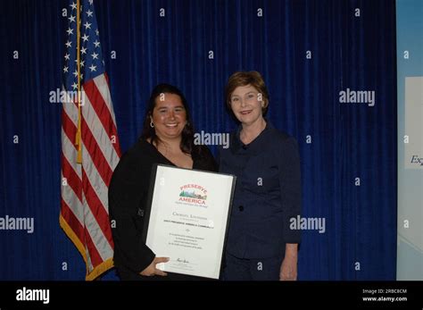 Cérémonie Preserve America à la salle Caucus du Cannon House Office