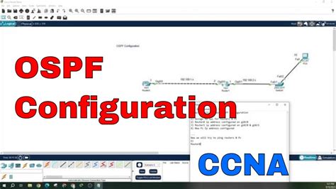 How To Configure OSPF In Packet Tracer LAB Practical Lesson CCNA