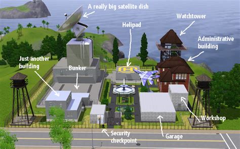 Sims 4 Military Base Lot
