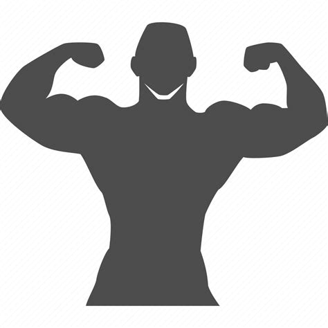 Body Bodybuilder Bodybuilding Exercise Gym Muscle Training Icon