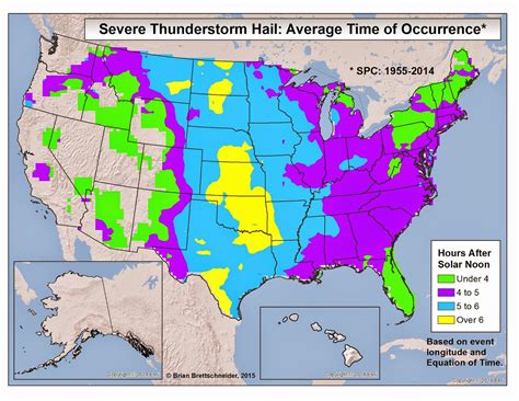 Brian Bs Climate Blog Severe Weather Time Of Day