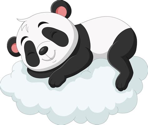 Premium Vector Cartoon Panda Isolated On White Background