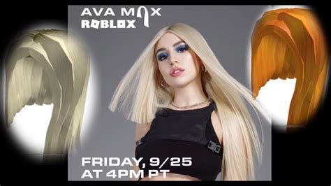 Ava Max Roblox Heaven And Hell Launch Party Exclusive Merch And Info Its Today Do Not Miss It