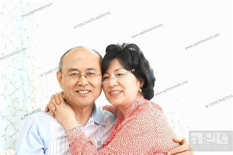 Middle Aged Korean Couple Stock Photo Picture And Rights Managed