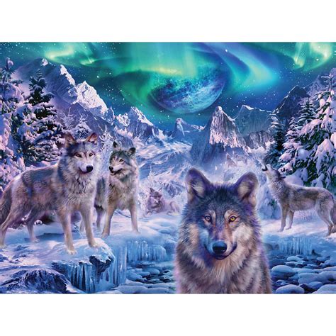 Winter Wolf 1000 Piece Jigsaw Puzzle Bits And Pieces