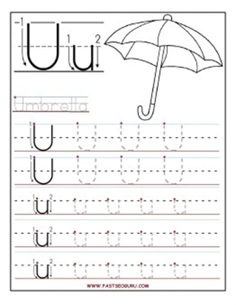 printable letter  tracing worksheets  preschool  printable