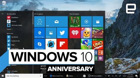 Windows 10s Anniversary Update Hands On Youtube