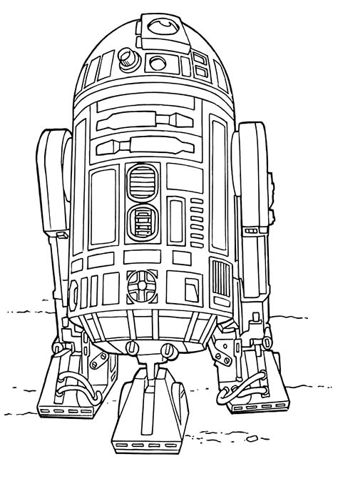 Star Wars R2d 2 Star Wars Kids Coloring Pages