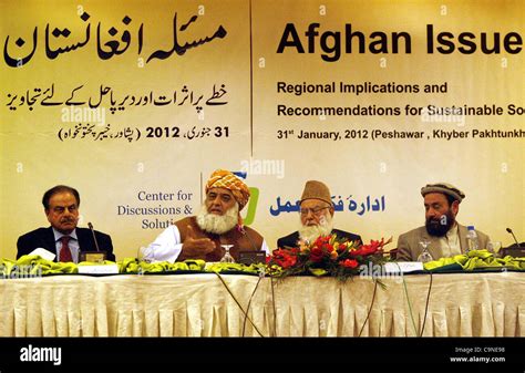 Jamiat Ulema Islam F Chief Mulana Fazlr Rehman Delivers Speech During