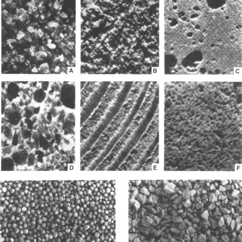 Examples Of Natural Porous Materials Top Row A Beach Sand B