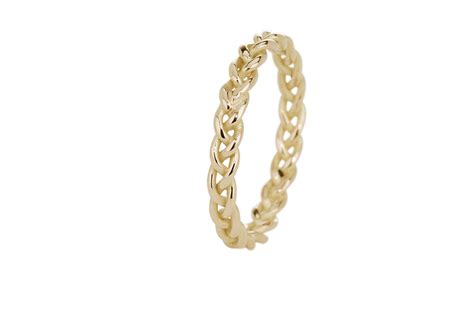 Braid Wedding Ring Gold Rope Braid Orrifinn Jewels