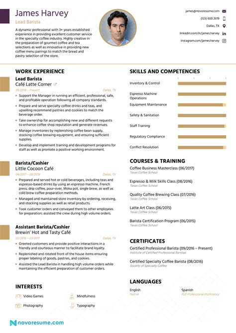 The biotechnology resume templates provide a starting point for your own writing. Curriculum Vitae (CV) Format Guide - 21+ Tips & Templates