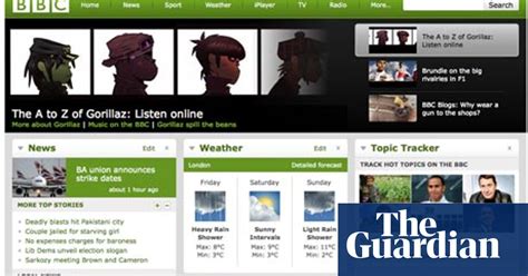 Bbc Tests New Homepage Bbc The Guardian