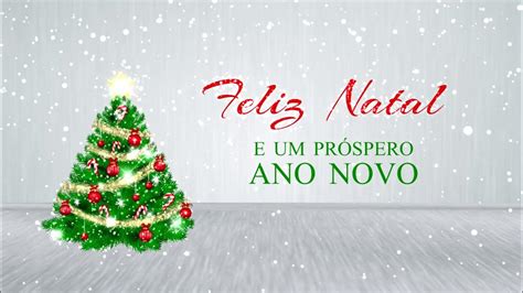 Feliz Natal E Um Próspero Ano Novo 2023 Fundo De Vídeo Para Edição Youtube