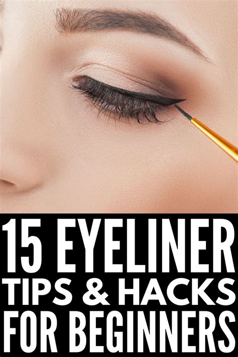 Eyeliner Hacks For Beginners 15 Makeup Tricks We Love Eye Liner