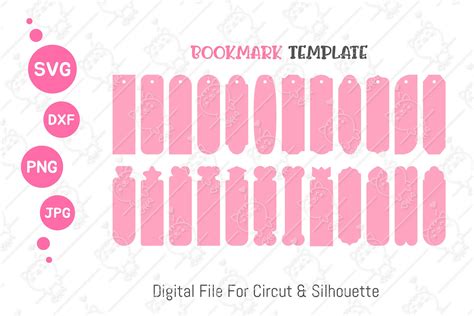 Bookmark Template SVG | Bookmark Label Tags | svg dxf png (1297723
