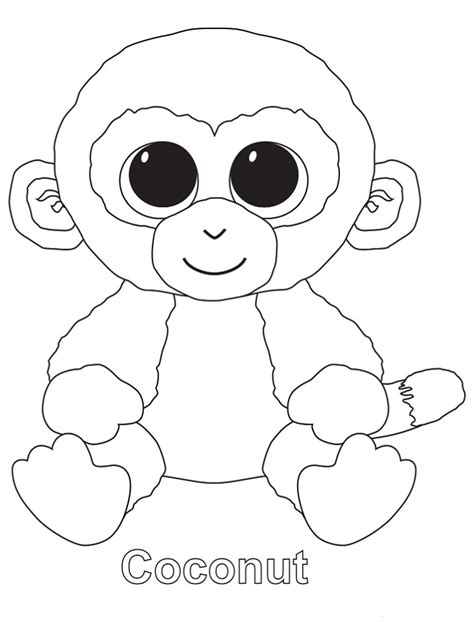 Maybe you would like to learn more about one of these? Coconut Beanie Boo Coloring Page - Free Printable Coloring ...