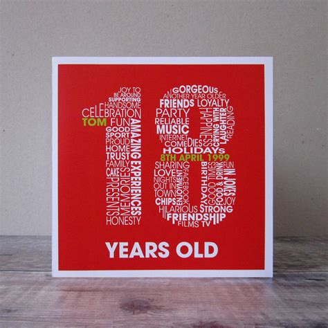 Personalised 18th Birthday Card By Mrs L Cards